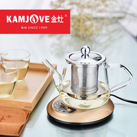 KAMJOVE/金灶正品耐热玻璃茶具套装飘逸杯花茶壶泡红茶杯整套茶道