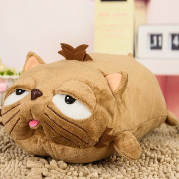 韩国DINGA正品 主君的太阳 大懒猫 大脸猫抱枕毛绒玩具公仔布娃娃