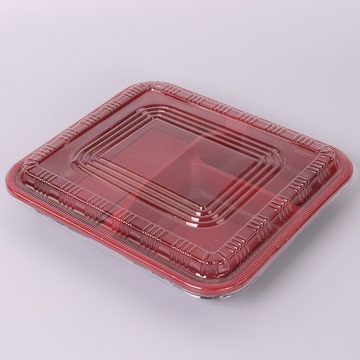 长方形三格餐盒 一次性套餐盒打包盒外卖盒 厂家直销批发工厂发货
