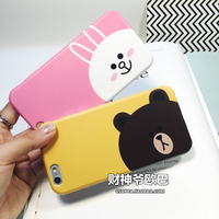 韩国情侣可爱少女苹果iPhone6S手机壳 Plus 4.7寸全包软壳5.5防摔