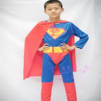 人气包邮万圣节cosplay 儿童超人衣服套装演出道具万圣节服装儿童
