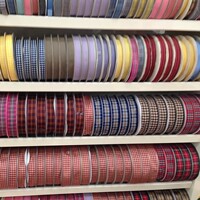 丝带织带多种规格整盘格子带整卷50码丝带DIY发饰包装品