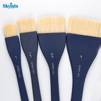 新概念skyistS320 蓝杆高档羊毛刷底纹笔水彩画刷羊毛板刷 多尺寸