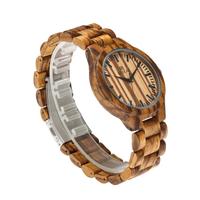 Redear/瑞迪尔 斑马木檀木质手表 木头手表 厂家直供