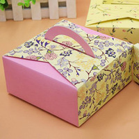 礼品盒 4粒装80克月饼盒 蛋糕饼干西点盒 手提式甜点生日纸盒子