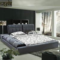 榻榻米布艺床 小户型经济型布艺床 多色可以选婚床 双人床铺床垫