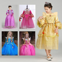 欧美爆款礼服童装儿童公主裙索菲亚睡美人表演服六一表演出服装
