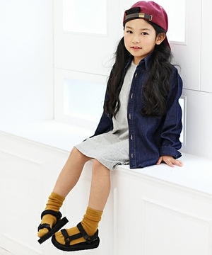 日本正品代购devirock17夏款 儿童女童男童中性日系凉鞋 经典百搭