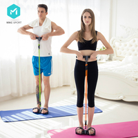 米客仰卧起坐拉力器减腰瘦肚子健身器材家用运动收腹脚蹬拉力绳