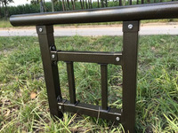 新式铁艺阳台护栏 空调格栅 百叶窗 锌钢喷塑护栏小区护栏定做