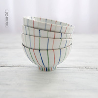 日式和风陶瓷餐具创意小汤碗 甜品碗 圆碗 米饭碗 可爱碗 小吃碗
