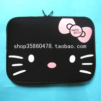 15寸15.5寸15.6寸用黑色KITTY猫须猫脸笔记本电脑内胆包保护套