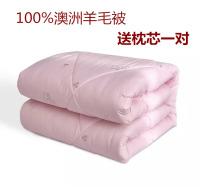 【送枕芯】澳洲正品100%纯羊毛被冬被棉被冬季被子被芯加厚保暖被