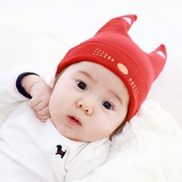 宝宝帽子0-3-6个月 婴儿帽子秋冬季 新生儿胎帽纯棉0-1岁男女童