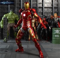 Iron man钢铁侠手办 反浩克装甲MK43/2 MK44关节可动人偶模型玩具