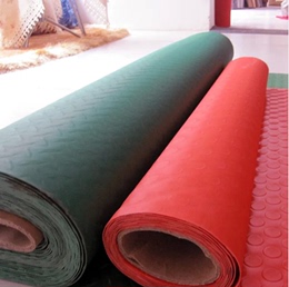 铜钱圆点纹耐磨地垫PVC塑料地毯/防滑卷材加厚门垫/塑胶可裁剪