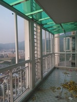 深圳铝合金推拉门窗封阳台特价钢化玻璃免费上门测量安装