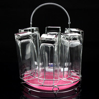 新品金属杯架6头玻璃杯架挂架 沥水杯架创意茶杯创意简约欧式摆件
