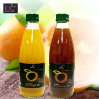 意大利吉优西原瓶原装进口有机鲜榨橙汁250ml*2瓶 纯果汁有机血橙