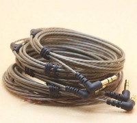 5N单晶铜ie800线材 diy耳机发烧升级维修弯插线 超软双色可选线材