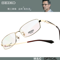 日本SEIKO精工2014新款HK系列全框眼镜超轻眼镜框纯钛小框HK3006