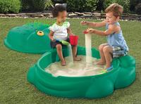 原装美国进口STEP2儿童玩沙盘塑料大沙台青蛙沙池沙水池玩具7708