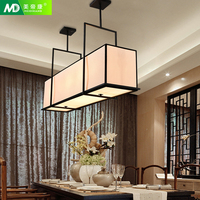现代简约吸顶灯饰新中式餐厅吊灯三头客厅灯创意个性餐厅吧台灯具