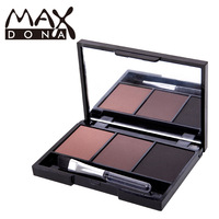 正品热销Maxdona 3色眉粉 3组色可选 持久易上色彩妆