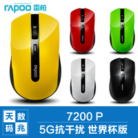 【豪礼】Rapoo/雷柏7200P无线鼠标光学鼠标 笔记本台式电脑5G省电