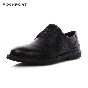 Rockport/乐步秋冬季新款真皮系带休闲男鞋 圆头舒适皮鞋男A11256