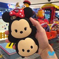 正品CHOCOOLATE Disney Tsum米妮米奇iphone6plus手机壳苹果5硅胶