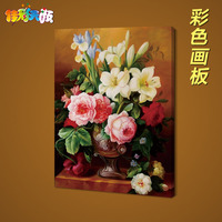 【佳彩天颜】 diy数字油画 客厅风景花卉大幅手绘装饰画 二代淡彩