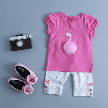 女宝宝夏装短袖T恤公主婴儿衣服上衣夏季0-1-2-3岁女童装婴幼儿4