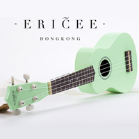 铁扇公主的芭蕉扇，如今变身薄荷绿的小吉他，尤克里里乐器一枚啦