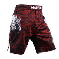 尚武：MARTIAL“骷髅”系列 MMA短裤，健身短裤 原创正品