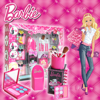 芭比儿童化妆品彩妆套装 迪士尼公主化妆女孩芭比娃娃甜甜屋