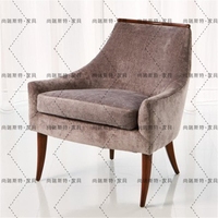 现代简约时尚北欧设计师休闲椅小户型客厅单人沙发椅样板间定制