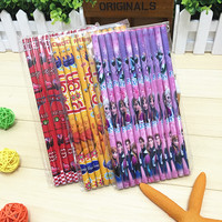 迪士尼卡通 铅笔 12支袋装 HB木铅笔 学生儿童文具用品批发