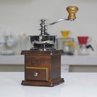 手动咖啡磨豆机 家用手摇复古铸铁芯小型 磨粉机粉碎机研磨器包邮