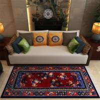 家用中式古典羊毛卧室长条地毯床前床边毯客厅茶几地毯长方形包邮