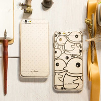 台湾bone iphone6手机壳卡通彩绘苹果6防撞保护壳手机套卡通外壳