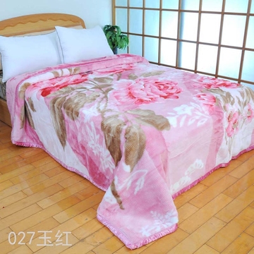 美雅拉舍尔毛毯[唯美人生]双层冬季加厚毯200*230 5.0kg