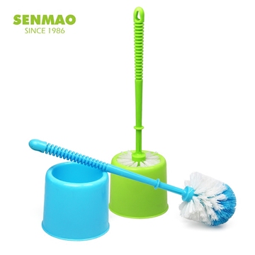 SENMAO超值圆形马桶刷组浴室厕所刷套装带底座洁厕刷卫生间刷子
