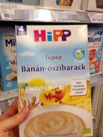 预订 匈牙利直邮 德国HiPP喜宝婴幼儿有机牛奶香蕉蜜桃米粉米糊