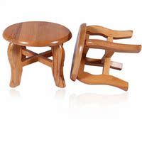 【第二张半价】换鞋凳家用纯实木小板凳小木凳小圆凳子儿童原木