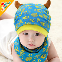 宝宝帽子秋冬婴儿帽子3-6-12个月儿童帽子1-2岁新生幼儿帽子男女