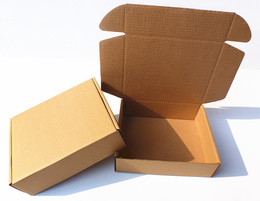 t1-t6牛皮纸箱纸盒定做飞机盒通用白盒定制包装箱包装盒包邮