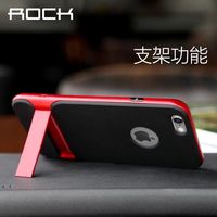ROCK iPhone6s玫瑰金保护套 苹果6防摔手机壳 4.7创意支架女潮壳