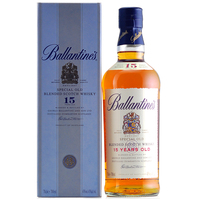 洋酒 百龄坛15年苏格兰威士忌 Ballantine 15
