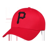 MLB正品韩国代购棒球帽海盗队遮阳帽夏季男女红色封口嘻哈帽